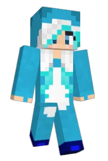 Animewolfey Minecraft avatar full body