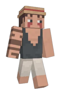 Animucha Minecraft avatar full body