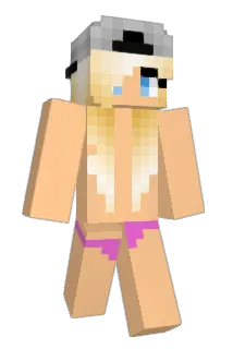 AninhaGatinha Minecraft avatar full body