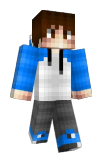Anonimme Minecraft avatar full body