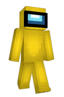 Anonimous Minecraft avatar full body