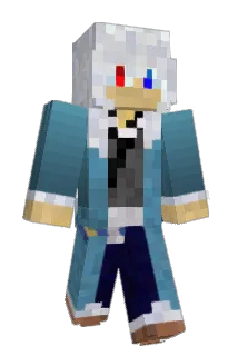 Aosaku Minecraft avatar full body