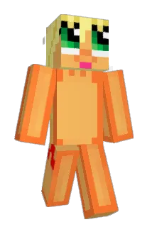 Apple_Jack_ Minecraft avatar full body