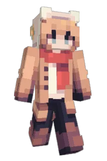 Aqua34 Minecraft avatar full body