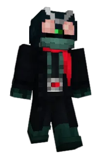 AquaBluJay Minecraft avatar full body