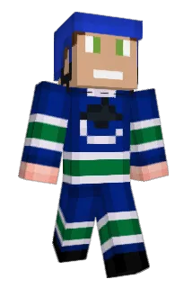AquaCin Minecraft avatar full body