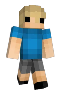 AquaFresh Minecraft avatar full body
