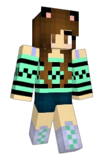 AquaKitty2 Minecraft avatar full body