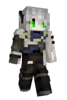 AquaKong Minecraft avatar full body