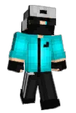 AquaMiku Minecraft avatar full body