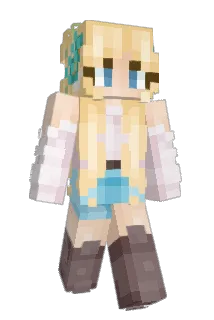 AquaMysterious Minecraft avatar full body