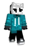 AquaXLR Minecraft avatar full body