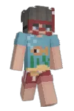 Aquaculture Minecraft avatar full body