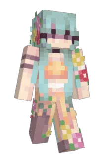 Aquadachi Minecraft avatar full body