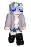 Aqualistic Minecraft avatar full body