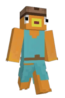 Aquatics Minecraft avatar full body