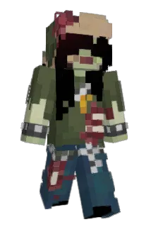 Aquatricot Minecraft avatar full body