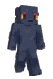 Aquazille Minecraft avatar full body