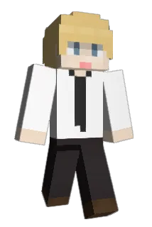Aqueouse Minecraft avatar full body