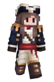 Aquitech Minecraft avatar full body
