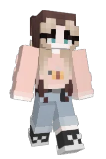 Aqvva Minecraft avatar full body