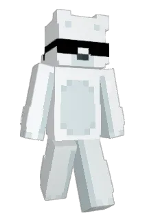 Arctice Minecraft avatar full body
