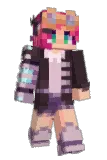 AriSock Minecraft avatar full body