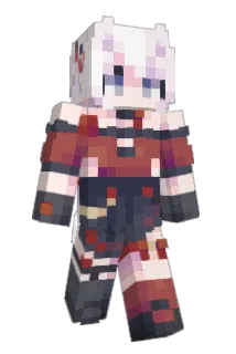 ArisuMomoko Minecraft avatar full body