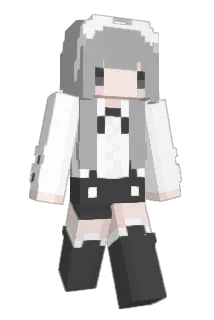 ArknightsPerlica Minecraft avatar full body