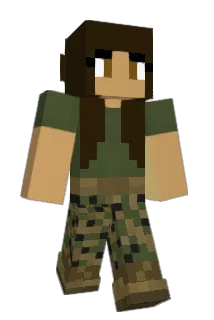 ArmyPeach Minecraft avatar full body