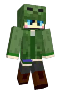 AsagiMomo Minecraft avatar full body