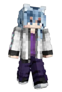 AsagiVT Minecraft avatar full body