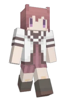 AsanoHanako Minecraft avatar full body