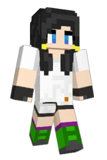 Aseotic Minecraft avatar full body