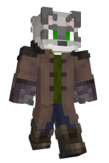 AshWolfy Minecraft avatar full body
