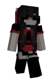 AshyBoop Minecraft avatar full body