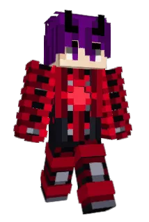 AsmodeKobayachi Minecraft avatar full body