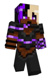 Aster_Black Minecraft avatar full body