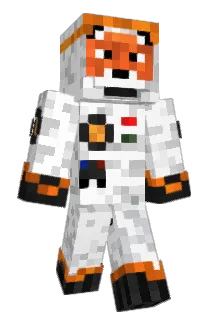 AstronFox Minecraft avatar full body