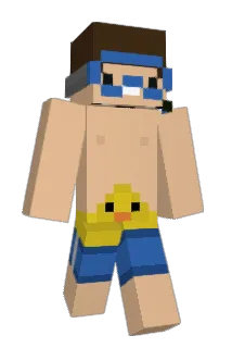 Astronomical Minecraft avatar full body
