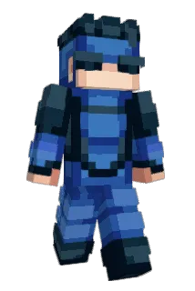 Athletical Minecraft avatar full body