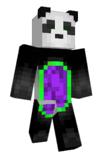 AtomPanda Minecraft avatar full body