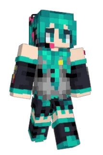 AtomSong Minecraft avatar full body
