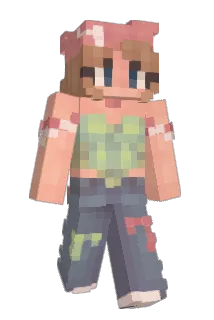 AubyWasabi Minecraft avatar full body