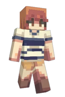 Auralala Minecraft avatar full body