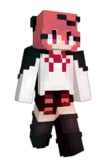 AutisMiku Minecraft avatar full body
