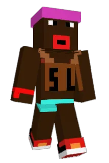 AutismChild Minecraft avatar full body