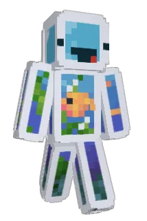 Autismishfish Minecraft avatar full body