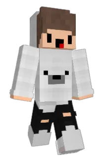 AutistBvrxk Minecraft avatar full body