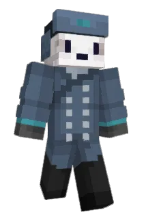 Autistik Minecraft avatar full body